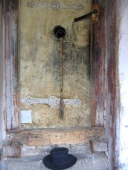 10-Drepung Monastry, door of a monks cell